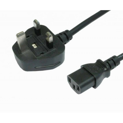 UK Power Lead / Kettle Lead (PC / Printer / Monitor)