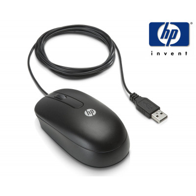 Brand New HP Wired Optical Mouse USB (672652-001) 3 Button Black