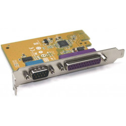 Dell Original Expansion Card 05R3FC Serial RS-232 (DB9) Parallel LPT (DB25) PCI Express