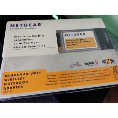 Netgear WN511B-100GES PCMCIA / Cardbus 802.11N / 11b/g Wireless Card