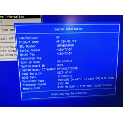 HP 280 G2 Core i3 6th Gen HDMI / DDR4 Linux Mint SFF PC - 378275M