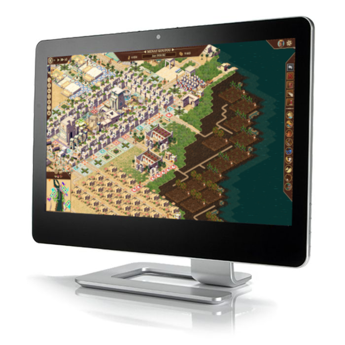 🕹️ Retro Gaming All-in-One PC – Linux Edition 🎮 Featuring Pharaoh – Build Your Empire in Style!