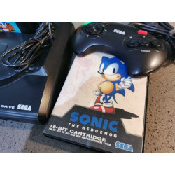 Sega Megadrive with Controller & Sonic the Hedgehog 1 & 2 Carts