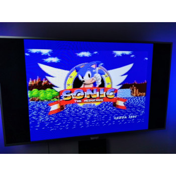 Sega Megadrive with Controller & Sonic the Hedgehog 1 & 2 Carts