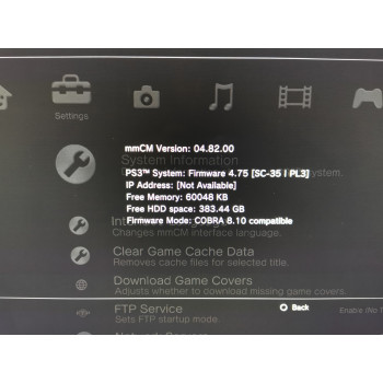 Playstation 3 Console, 1000gB, Evilnat CFW (CECHL04)