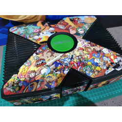 Original Microsoft XBOX Console 300GB / Coin Ops 8 / TSOP / Arcade Skin XB-1