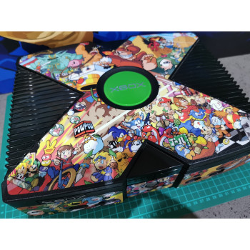 Original Microsoft XBOX Console 1000GB / Coin Ops 8 / Softmod v1.6 / Arcade Skin / XB-8