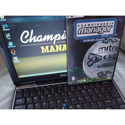 Dell D-Series Mini (Retro XP Gaming) Laptop - Championship Manager 03/04 Edition