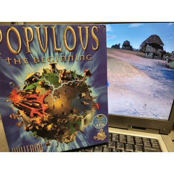 Dell D Series Retro Gaming Windows 98 SE Laptop Populous Big Box Edition - C12830-98