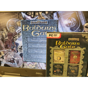 Dell D Series Retro Gaming Windows 98 SE Laptop Baldur's Gate Boxset Edition - C12830-98