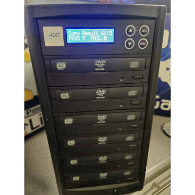 ADR ADR1-5DVD CD/DVD Duplicator with Liteon iHAS124 SATA DVD-RW Drives