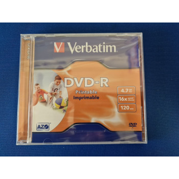 Verbatim 16x DVD-R Printable (4.7gB / 120 min) (Single)