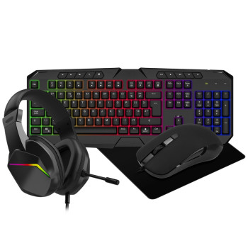 CiT Raptor 4in1 Keyboard Mouse & Headset Combo (Brand New)